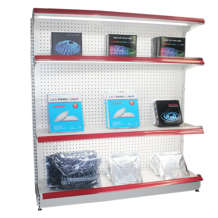 Gonodola  Retail Grocery Store  shelving led light bar with magnetic on led bar and power track