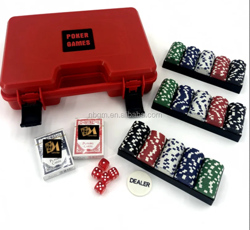 
500pcs 14g New Star customized sticker clay casino poker Chip set 