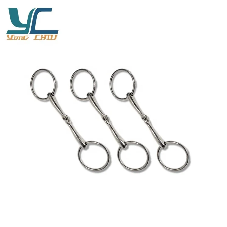 stainless steel horse equine ring snaffle bits