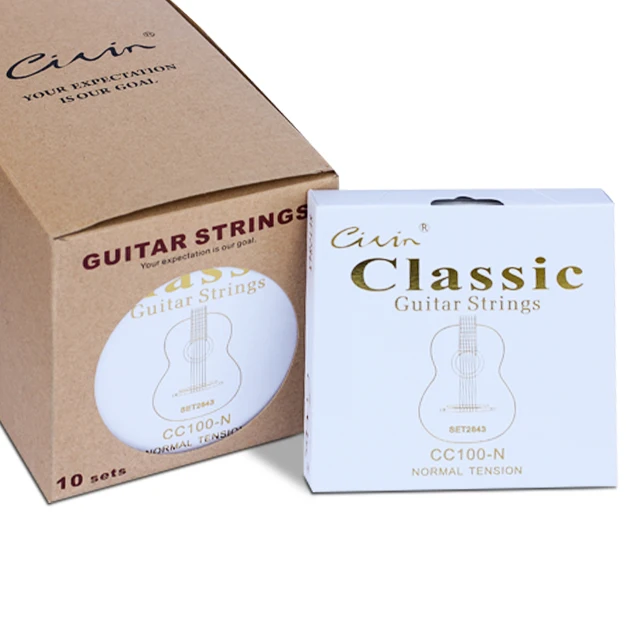 Оптовая продажа производство Китай хорошее качество нейлоновые Антикоррозийные Струны для классической гитары с упаковкой