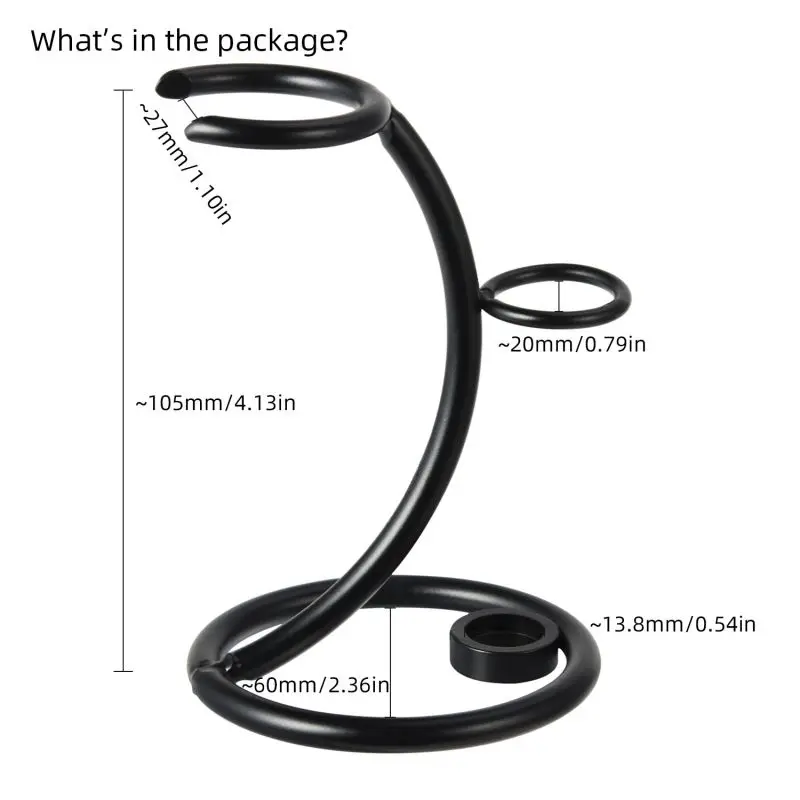 Классический безопасный Высококачественный акриловый пластиковый держатель для бритвы из нержавеющей стали, подставка для щетки для бритья