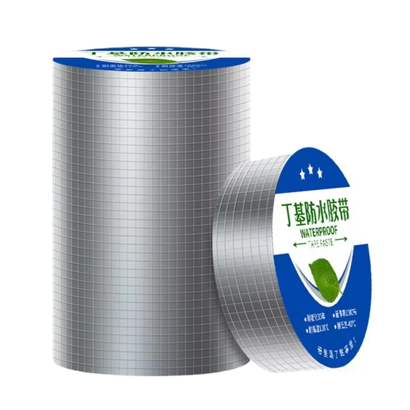 Поддержка различных настроек крыши балкона туалета резины водонепроницаемая алюминиевая фольга бутиловая уплотнительная ремонтная лента утечки воды