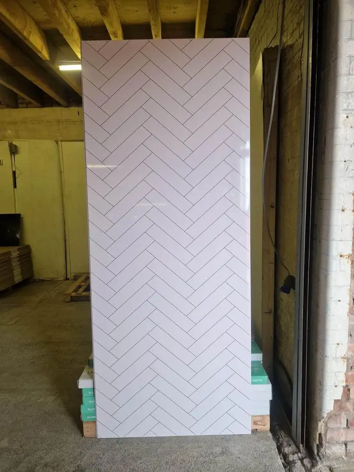 2400x1000x10mm UK Market Quality Economy Waterproof Wet Wall Bathroom Shower Wall Panel With CE