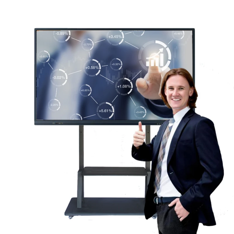 75 touch screen tv smart board supplies KQFKE interactive whiteboard for education use