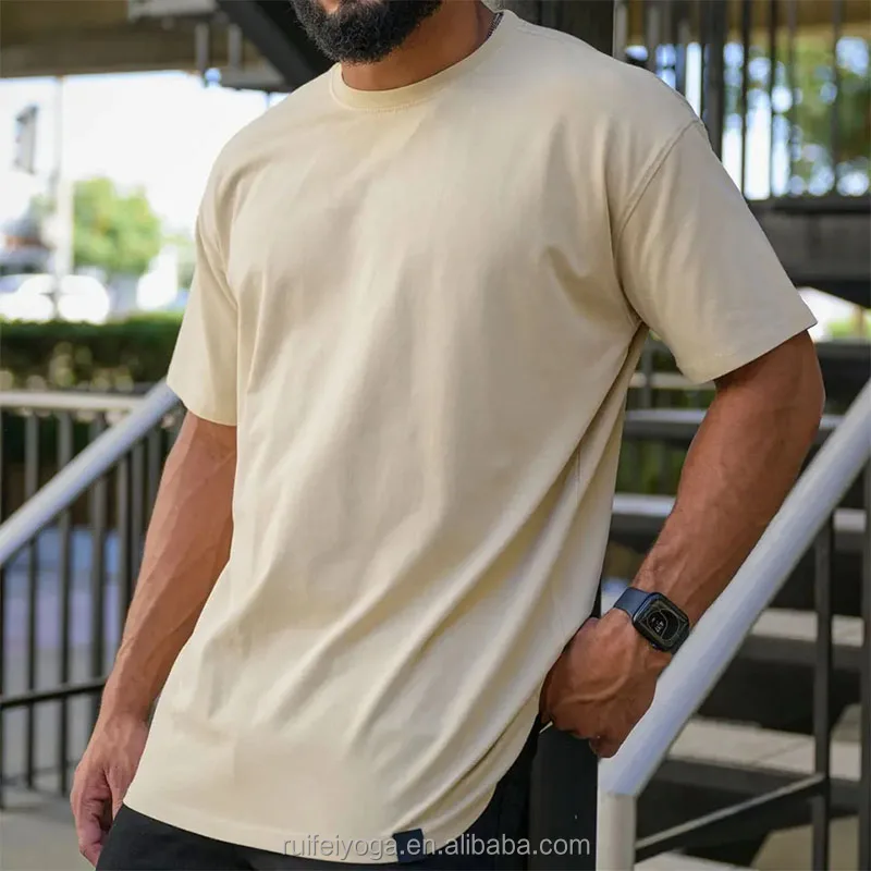 New Custom Jogging Gym 60 Cotton 40 Polyester Blank Sport T shirt Soft Athletic Sport Tee Shirt Oversized Plain Men T Shirts