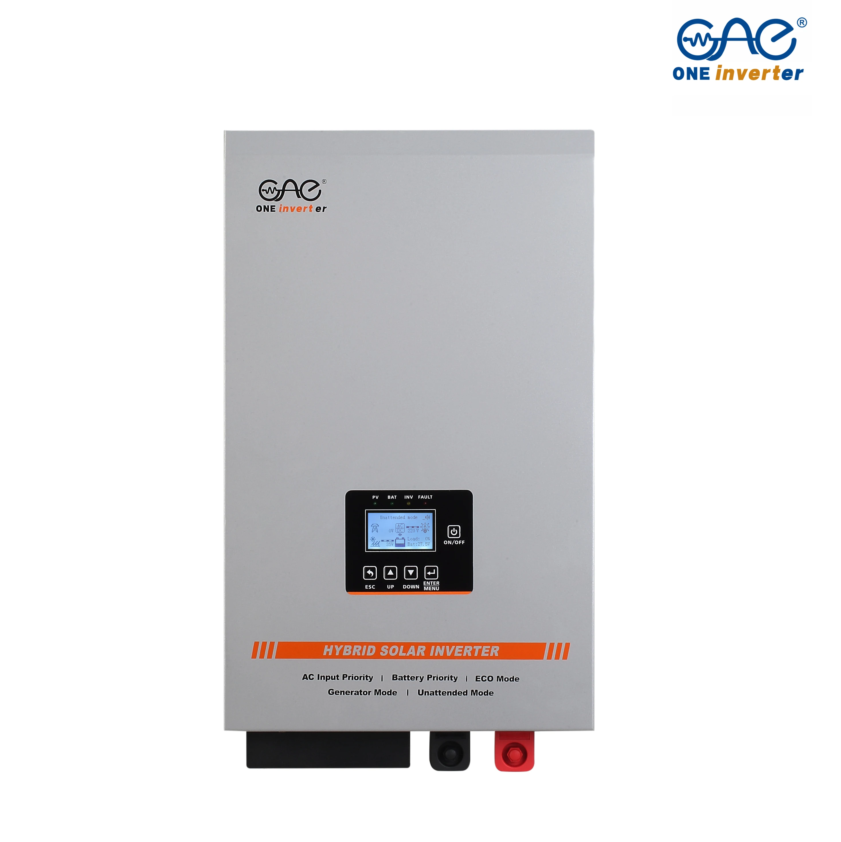 3kw 1.5kw 2kw 4kw 5kw 6kw инвертор гибридных солнечных инверторов 40A 60A со слежением за максимальной точкой мощности встроенный 12v 24v 220v с чистым синусом