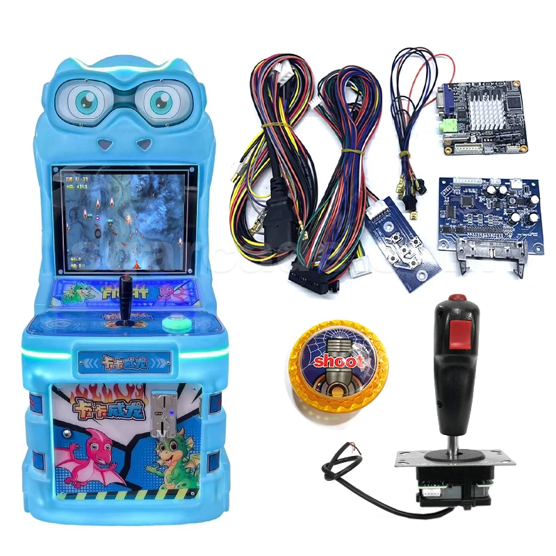 Single-dual machine 5-in-1 kit flight rocker vibration rocker direction control simulator arcade game machine shooting DIY