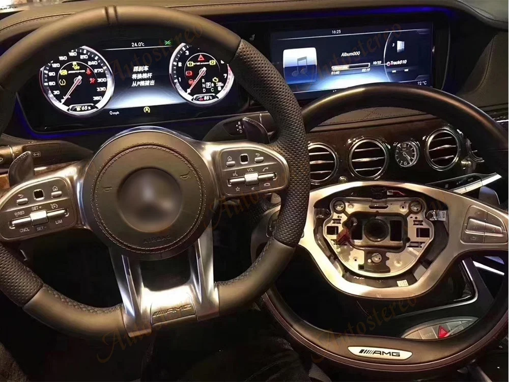 Автомобильное рулевое колесо новое обновление для Mercedes Benz S Класс C EG класс AMG Mark углеродное волокно управление купе версия