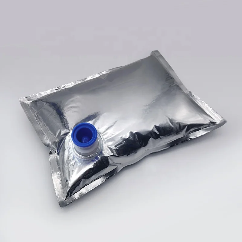 Transparent/Aluminum Aseptic Bag In Box 5l Disposable Coffee Bag In Box With Valve Dispenser Bag In A Box