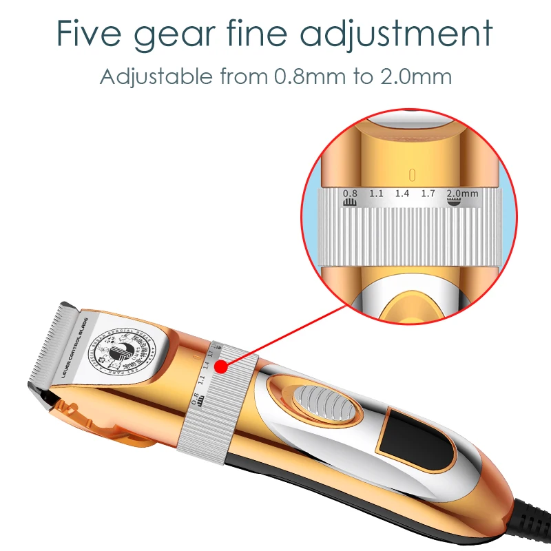 Professional high-power corded electric pet clipper pet shaver beauty instrument pet supplies dog cat