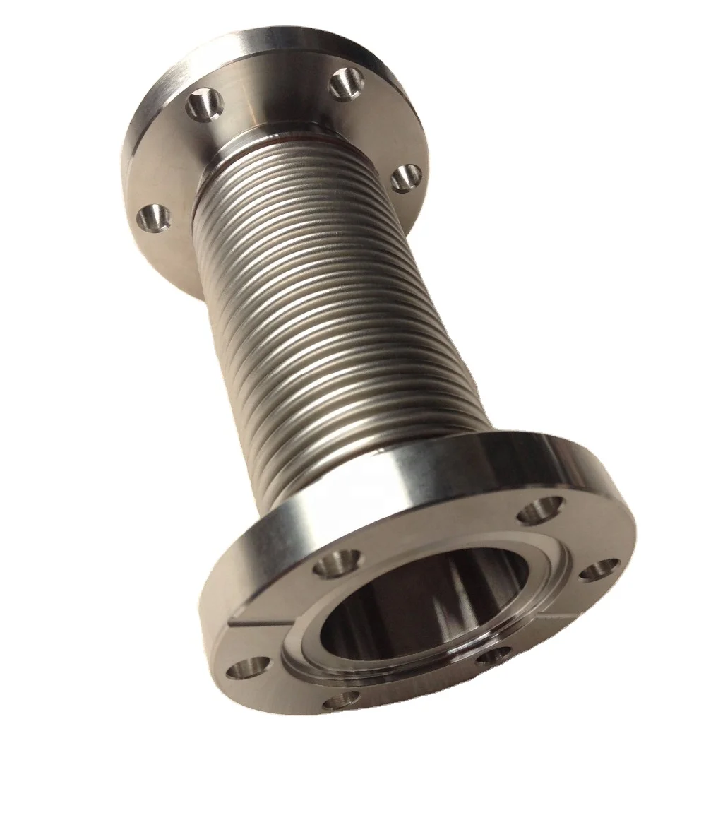 ultra high vacuum bellows stainless steel  thin wall flexible