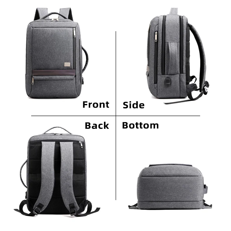 Factory hot sell 15.6 inch designer business smart sac a dos oxford usb waterproof arket women laptop back packs bags backpack