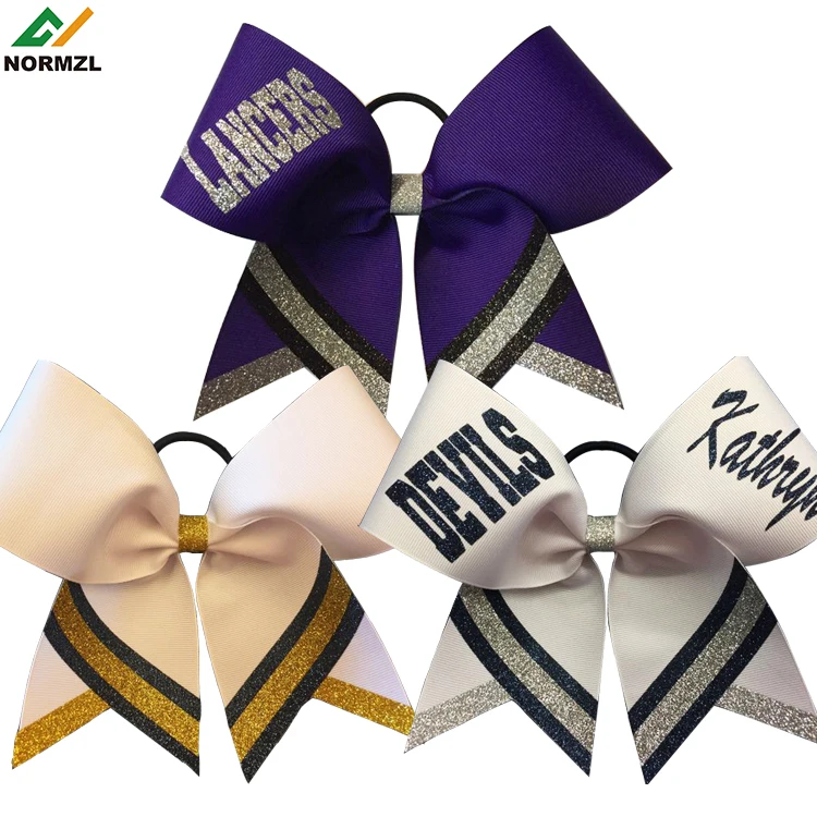 Wholesale Cheer Bows Custom Sublimated Cheer Bow For Cheerleader
