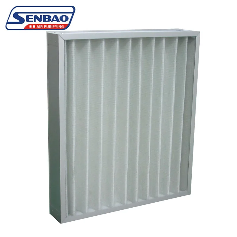 G3 G4 Panel Filter with Synthetic Fiber Aluminum Mesh for  ventilation system