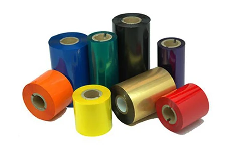 Custom Size High Quality Thermal Transfer Colored Barcode Ribbon Resin / Wax Ribbon