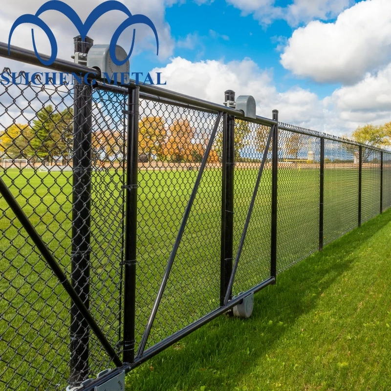 Chain Link Fence Slide Gate KIT self welding with Cantilever Rollers