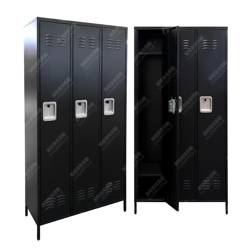 worker hostel foot clothes changing room office iron door american key school storage steel metal gym cabinet american locker