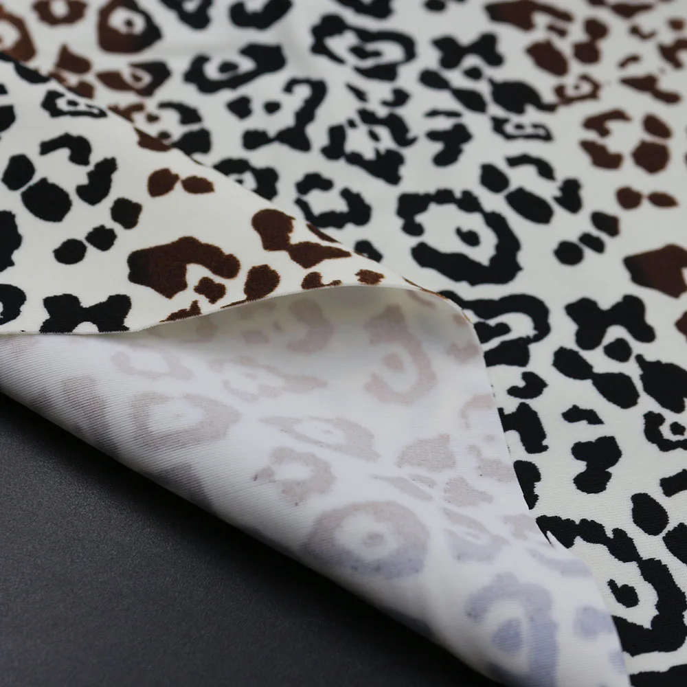 Wingtex Swimwear Fabrics Polyester Elastane Animal Printed Viscose Fabric Moisture Wicking Eco Friendly Fabric for Swimwear