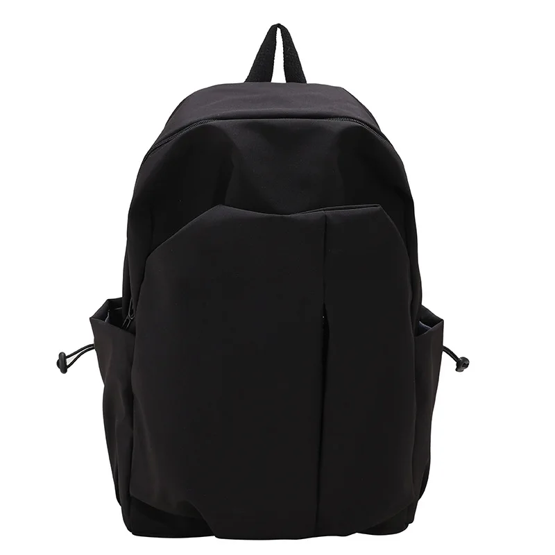Black Retro Oem Rucksack Notebook Backpack Men College Bags Unisex Ergonomics Nylon Laptop Backpacks School Bags