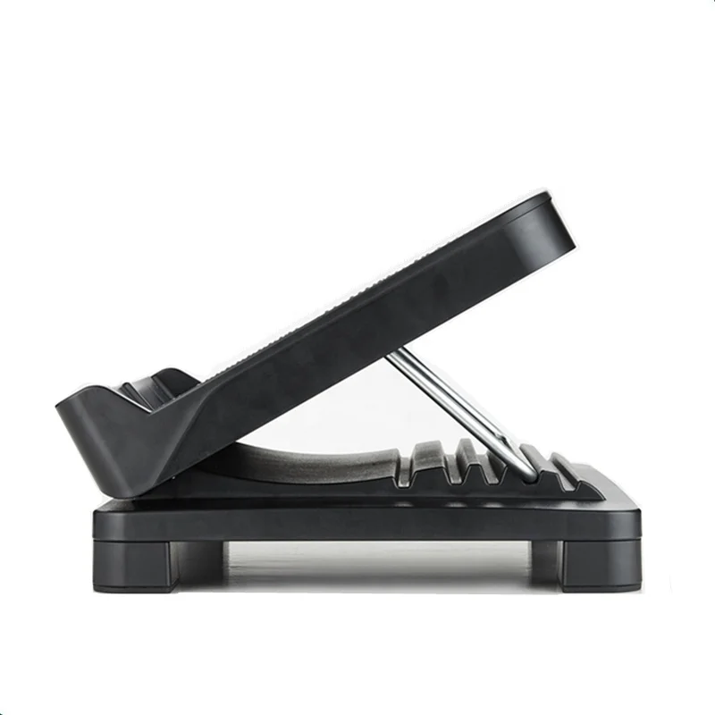 Height and angle adjustable ergonomic design slant board footrest