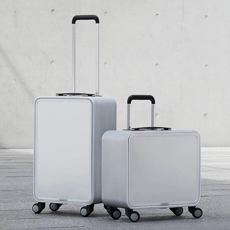 Custom Suitcase Trending 2020 New Carryon Unique Front Bag Aluminum Luggage