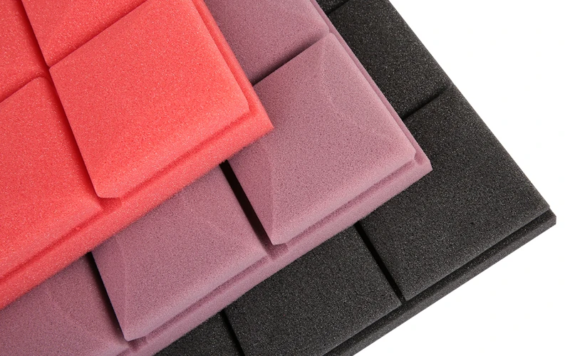 Reducing sound sponge acoustic panel self adhesive backing manufacturer in china