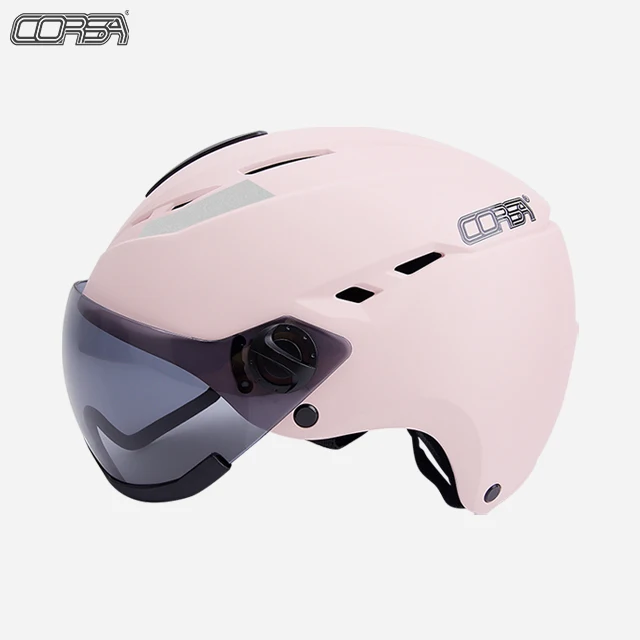 Шлем велосипедный с козырьком