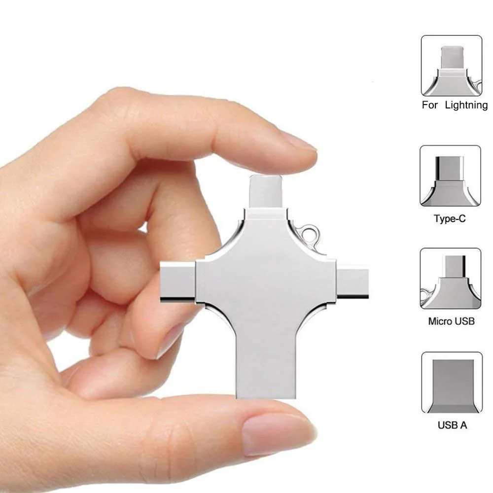 
Gitra Unique OTG 4 In 1 USB Flash Drive Memory Stick Smart Phone 16GB 128GB 