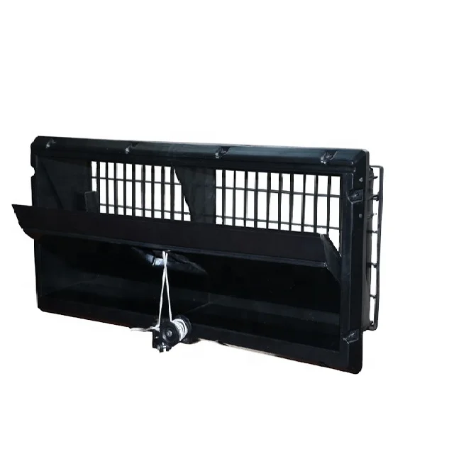 Factory Direct Sale ABS Plastic Poultry Pig Farms Side Wall Ventilation Air Inlet Windows for Broiler Chicken House