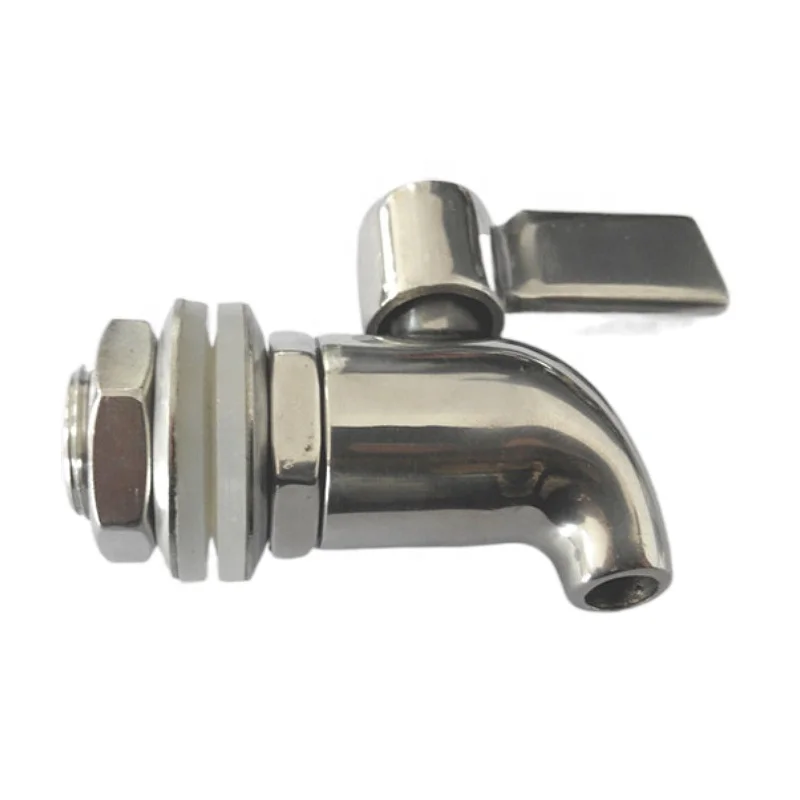 food grade ANSI 304 wine barrel faucet/tap /bibcock for home brewing