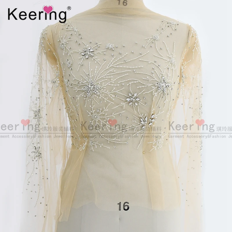 Keering Special Design Star and Flower Bodice Applique WDP-211