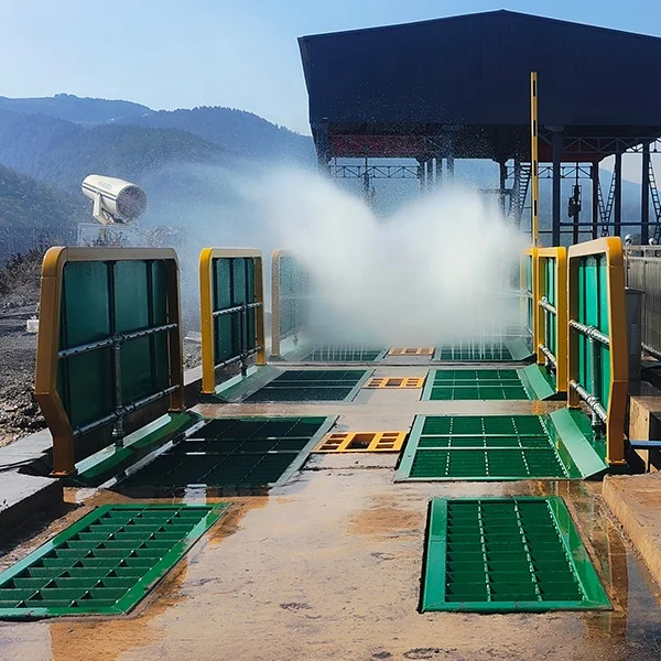 Affordable Fully automatic engineering truck Wash system Green portable mud wash machine for construction sites