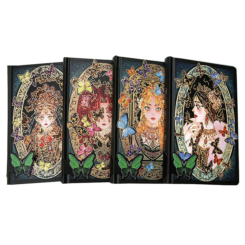 Premium Quality Printing Gold Stamp Durable Matte Hot Stamping Hardcover Writing Paper Notebooks Customizable