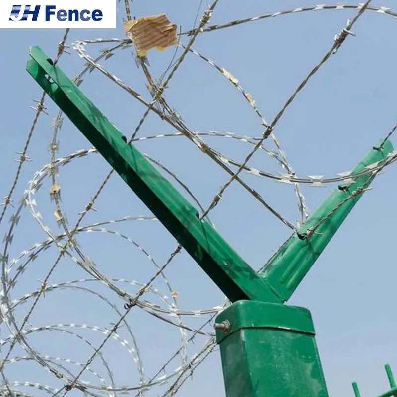 Manufacturer Free Razor Wire Hot Dip Galvanized Iron Wire Galvanized Farm Fence Single Razor wire
