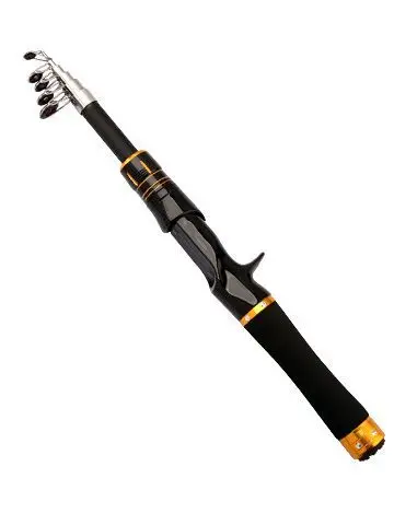 Cross Border Telescopic Road Sub-Pole Sea Pole Rock Pole Hard Rod Light Fishing Rod Portable Sea Rod