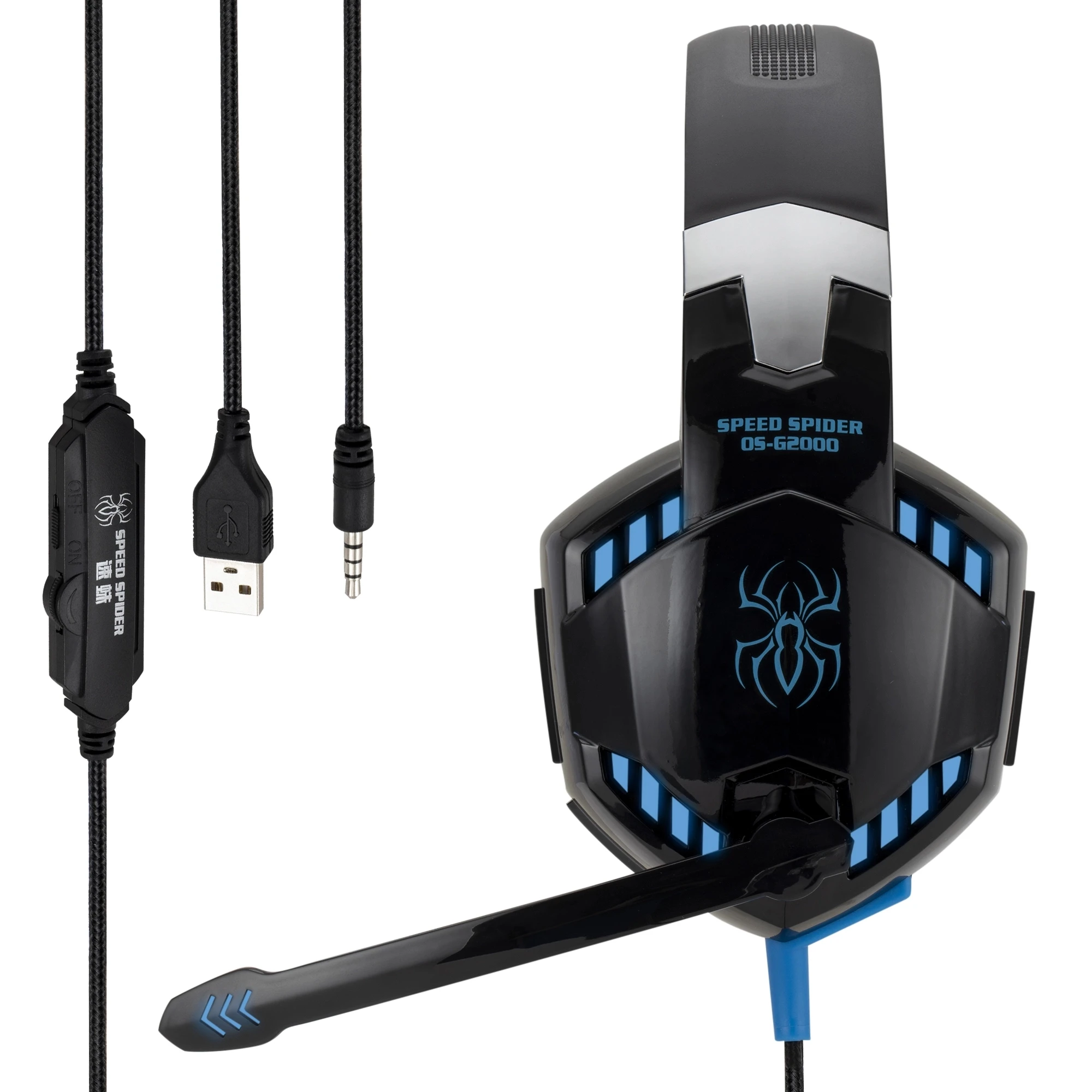 
New Arrival On Ear Wired Headphone Stereo Sound Big Gamer Headset G2000 Gaming Headset for xbox 