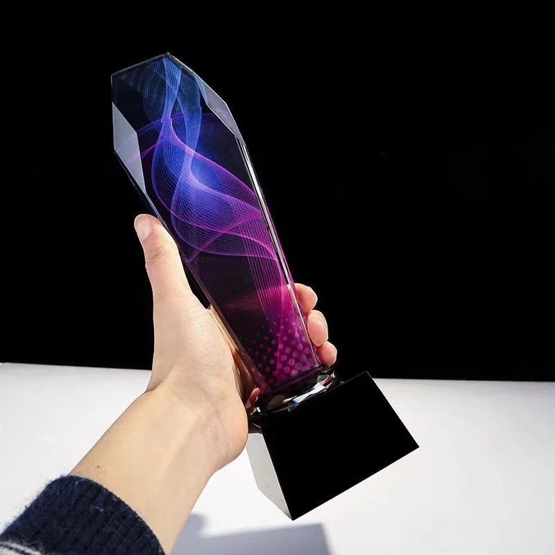Производитель rophy и медалей оптовая продажа спортивный Кубок сувенир изготовленный на заказ награды акриловый стеклянный хрустальный трофей
