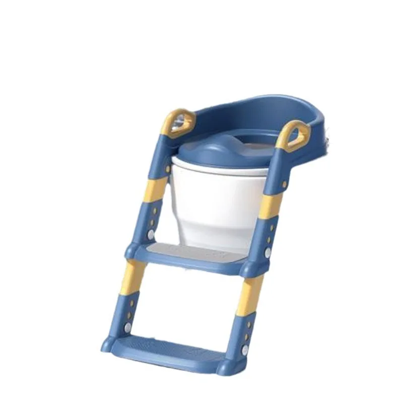 Adjustable Plastic Travel Potty Training Seat with Ladder Baby Toilet Trainer Bath & Toilet Supplies