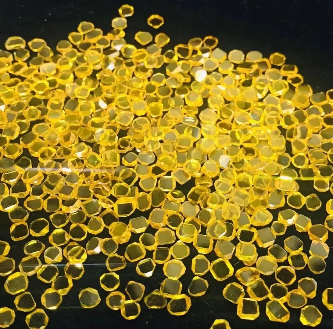 Single crystal diamond particles  for making diamond tool material