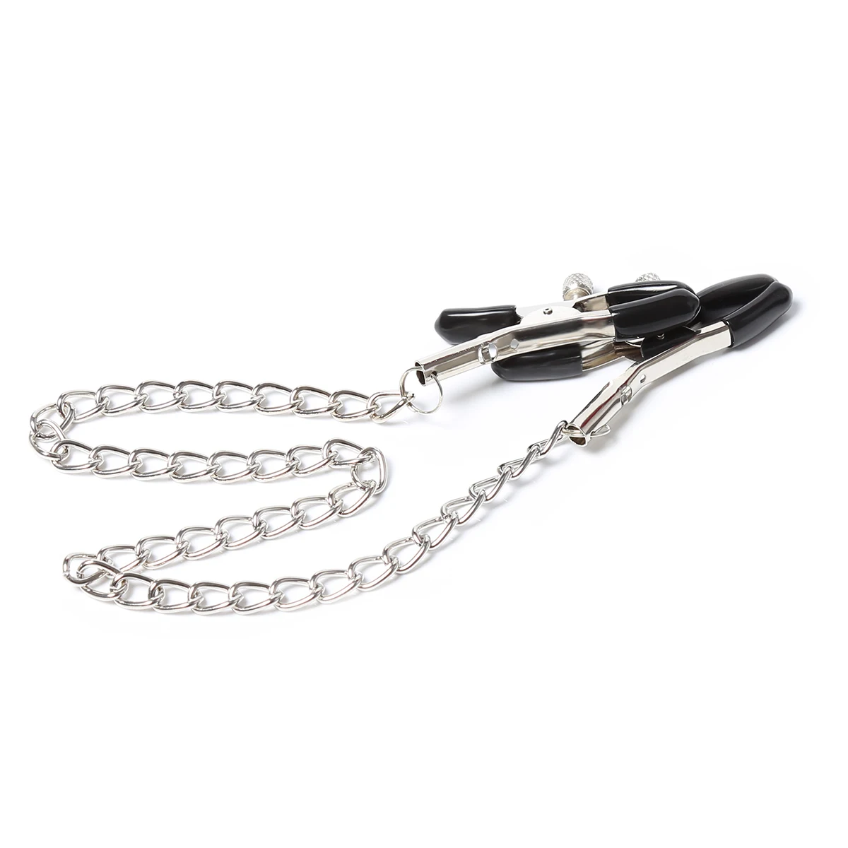 Mature Chain BDSM Kink Bondage Restraint Fetish Metal Nipple Clamps With Chain Clips Stimulator SM Fetish Sex Toys For Couple
