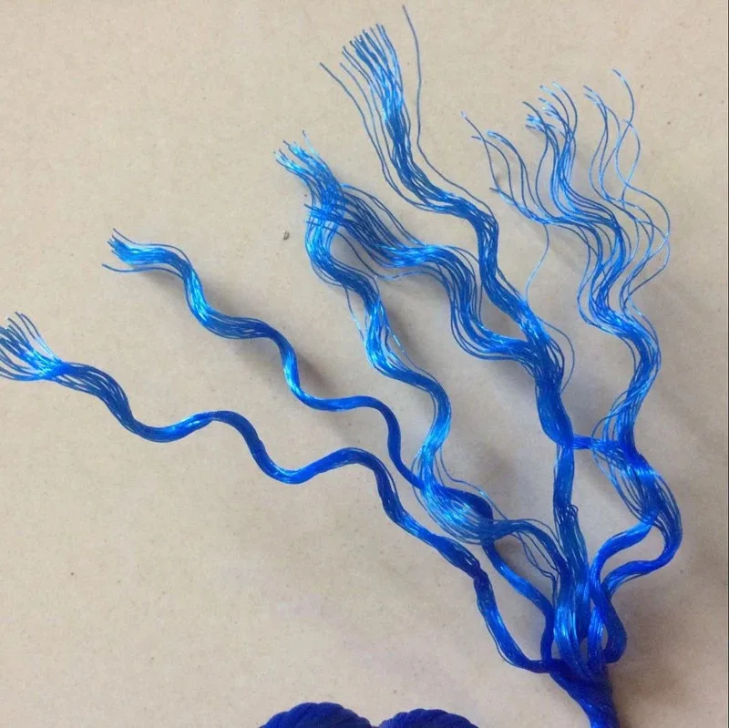 8mm Strong Synthetic Fiber Weave 3 Strand Polypropylene Rope White Blue Black colors