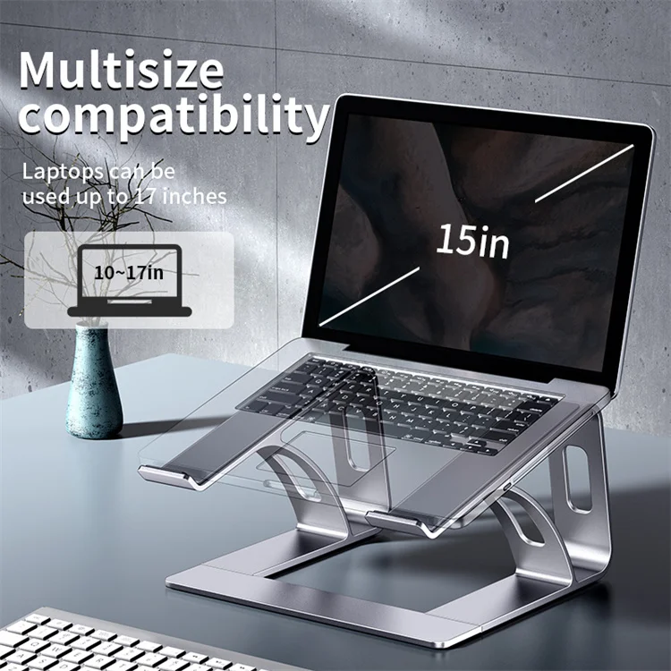 Wholesale 14.3cm fixed height foldable computer notebook support cooling bracket laptop stand foldable for macbook/ipad