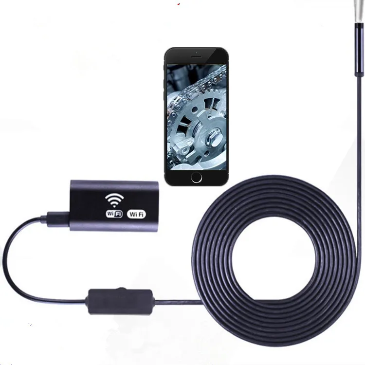 Беспроводной Wi-Fi 720P 8 мм объектив 10 м мягкий кабель портативный промышленный эндоскоп Инспекционная камера
