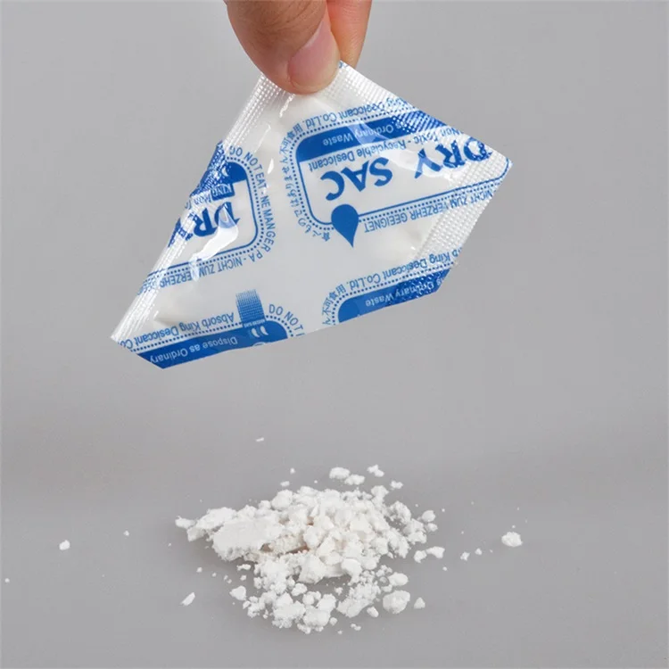 
High efficiency superdry humidity controller desiccant calcium chloride 1g, 2g,3g, 5g small desiccant pack 