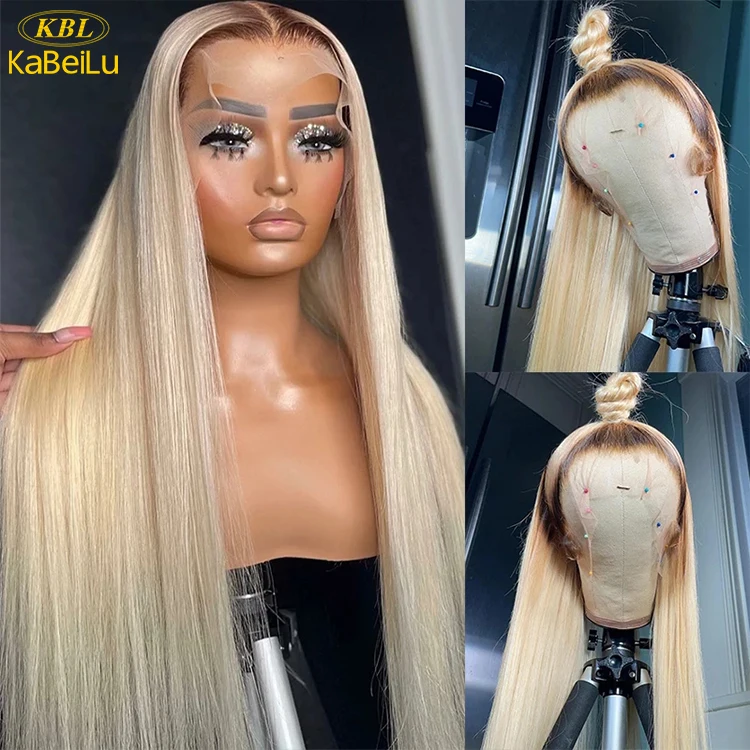 Hot Sale 40 inch Blonde 613 Full Lace Wigs Wholesale Transparent Full Lace Human Hair Wigs Virgin Brazilian Human Hair Wigs