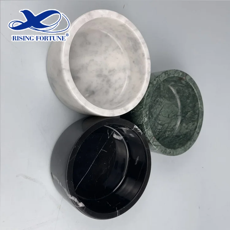 First Manufacturer of Marble Pet Bowl Green White Black Marble Dog & Pet Bowl Marble Dog Bowl with Custom Logo and Gift Box