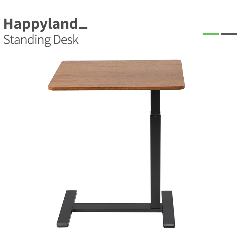 Q2B Мобильный пневматический стол для домашнего офиса подвижный подъема регулируемый по высоте с газовой пружиной компьютерный колесами