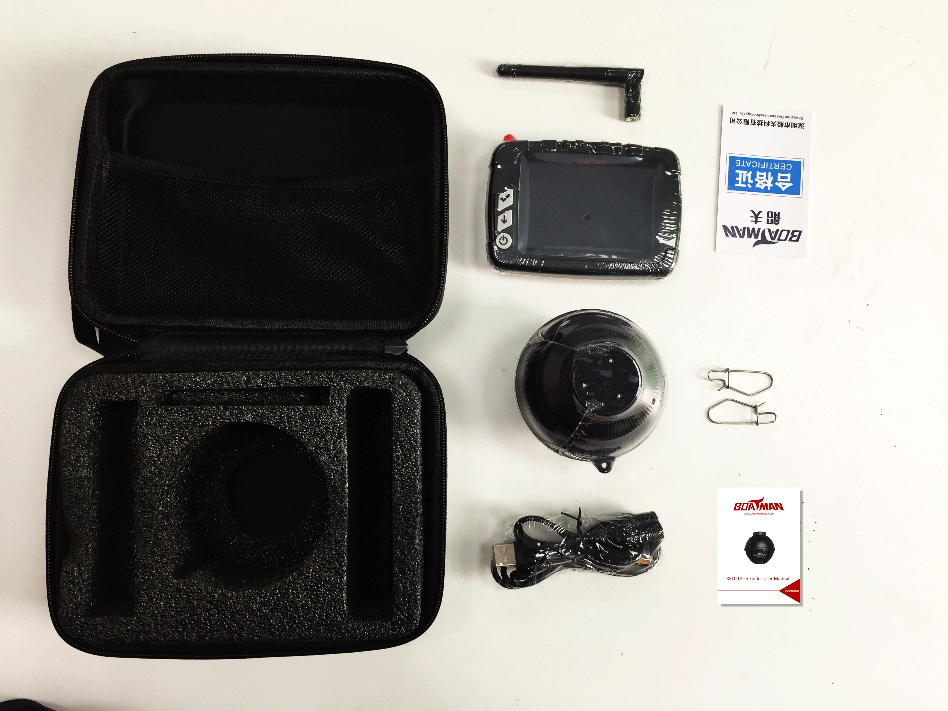 Рыболокатор Boatman EYE RF100 200 м 3 5 дюйма 2 4