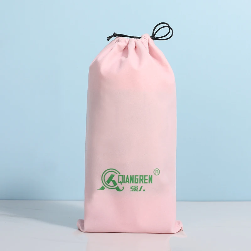 Luxury Dense Silk Satin Bag Jewelry Package Pouch Drawstring Bag With Custom Logo Printed