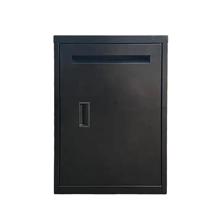 Customizable  Free-standing Locking Drop Box Steel Mailbox For Rent Payments, Mail, Keys, Cash, Checks